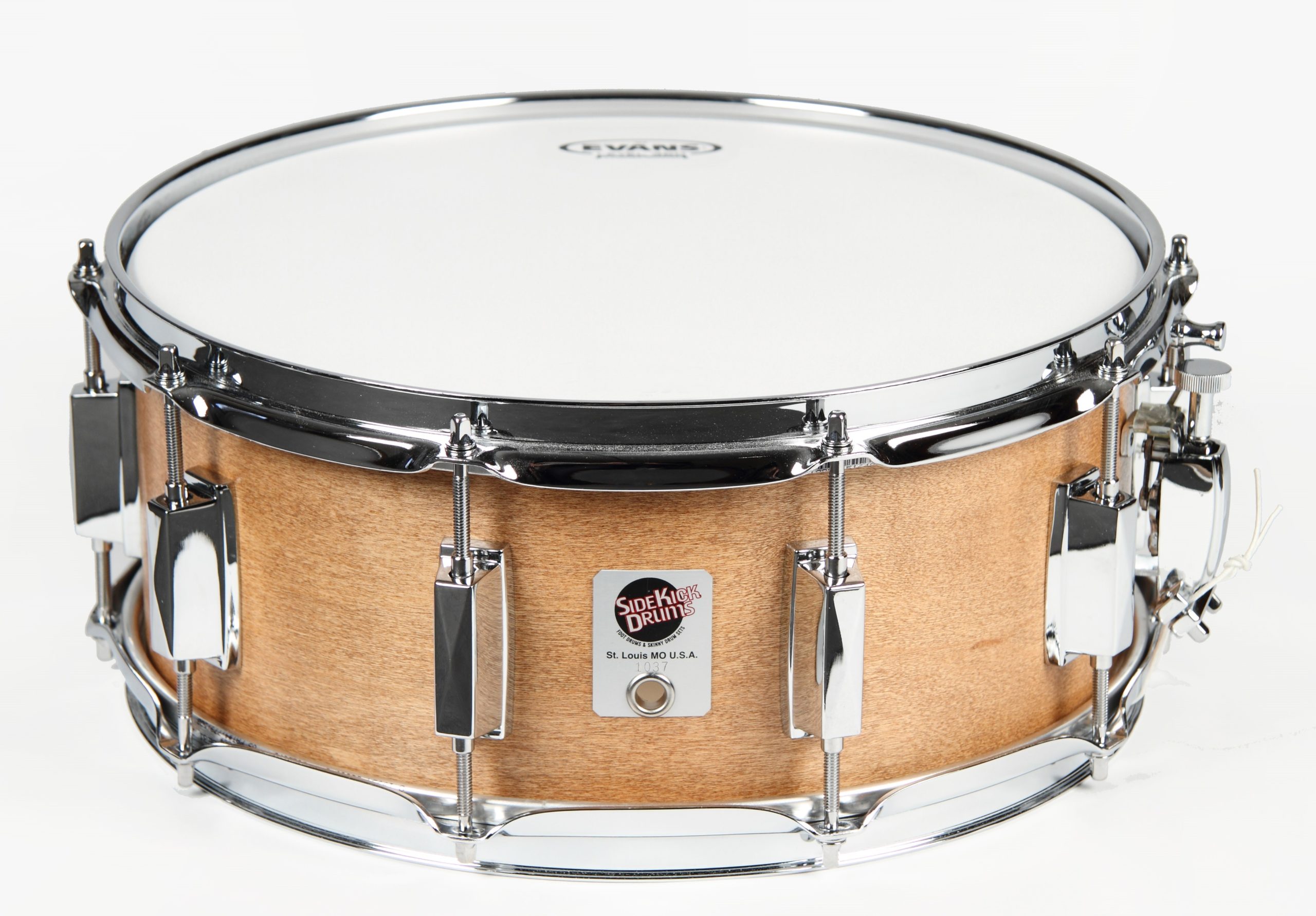 Snare Drum 6 x 14 Burnt Orange Side Kick Drums
