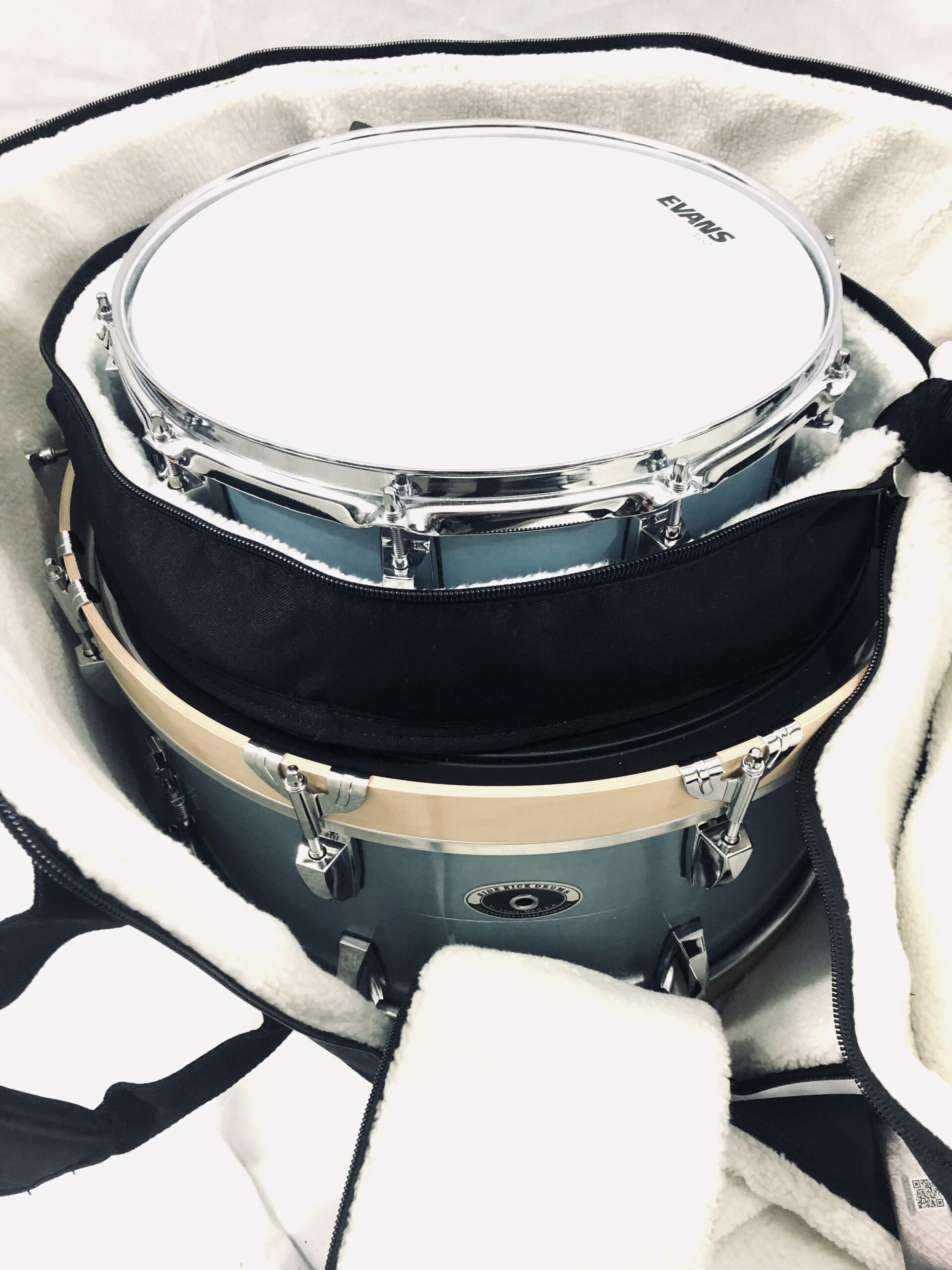 Gigster Nesting Drum Kit 4 Piece Kit with Snare Side Kick Drums
